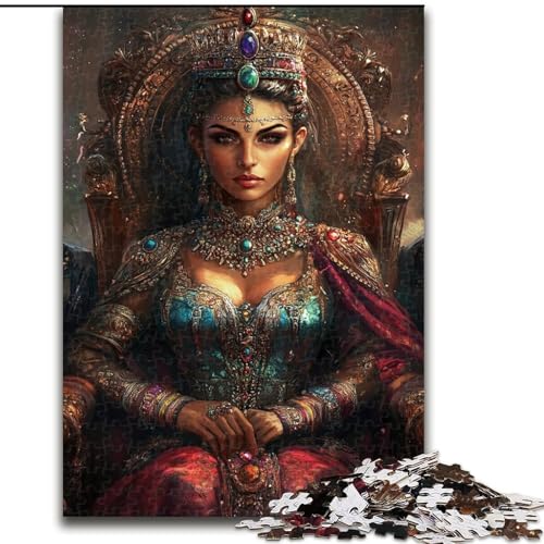 1000-teiliges Puzzle für Jugendliche und Erwachsene, Königin, Lernspielzeug für Kinder ab 14 Jahren, ganze Familie (Größe 26x38cm) von RZFWJL