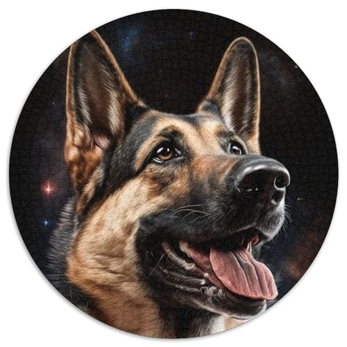 Astronaut Shepherd Puzzle für Erwachsene, 1000 Teile, runde Puzzles für 1000 Teile, Geburtstagsgeschenkidee, anspruchsvolles Denkspiel, 67,5 x 67,5 cm Astronaut Shepherd Puzzle für Erwachsene, 1000 Teile, runde Puzzles für 1000 Teile, Geburtstagsgeschenkidee, anspruchsvolles Denkspiel, 67,5 x 67,5 cm von RZFWJL