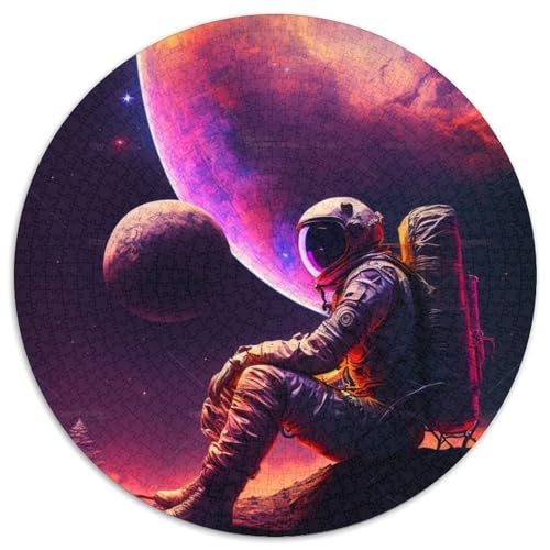 Astronauten-Puzzle, 1000 Teile, für Erwachsene, pädagogisches Denkspiel, künstlerische Heim- und Bürodekoration, ab 14 Jahren, 67,5 x 67,5 cm von RZFWJL