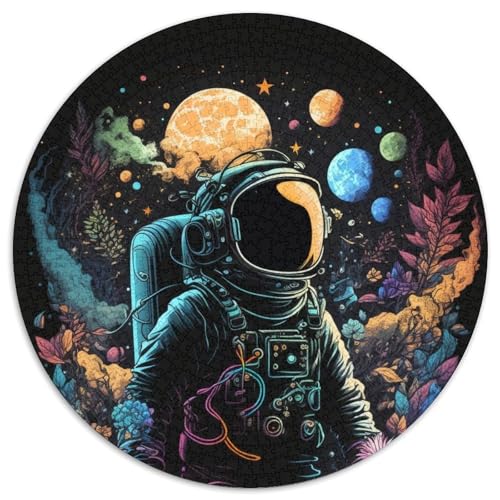 Astronauten-Puzzle, 1000 Teile, für Erwachsene, pädagogisches Denkspiel, künstlerische Heim- und Bürodekoration, ab 14 Jahren, 67,5 x 67,5 cm von RZFWJL