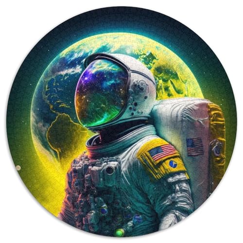 Astronauten-Puzzle, 1000 Teile, für Erwachsene, pädagogisches Denkspiel, künstlerische Heim- und Bürodekoration, ab 14 Jahren, 67,5 x 67,5 cm von RZFWJL