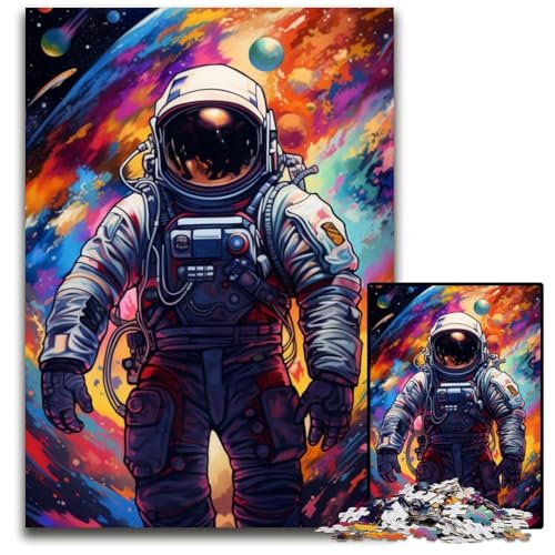 Astronauten-Puzzle 1000 Teile, Unmögliches Puzzle für Erwachsene, DIY-Heimdekor-Geschenk, Denkspiel, 26x38cm/10,23x14,96 Zoll Astronauten-Puzzle 1000 Teile, Unmögliches Puzzle für Erwachsene, DIY-Heimdekor-Geschenk, Denkspiel, 26x38cm/10,23x14,96 Zoll von RZFWJL