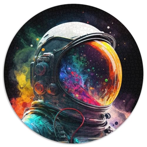 Astronauten-Puzzle 1000 Teile für Erwachsene, 1000-teiliges rundes Puzzle, Spaß für die ganze Familie, Basteln, perfekt für Geburtstage, Feiertage, 67,5 x 67,5 cm Astronauten-Puzzle 1000 Teile für Erwachsene, 1000-teiliges rundes Puzzle, Spaß für die ganze Familie, Basteln, perfekt für Geburtstage, Feiertage, 67,5 x 67,5 cm von RZFWJL