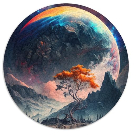 Berglandschaft, 1000-teiliges Puzzle aus Karton, Familie und Freunde, geeignet für Kinder ab 14 Jahren, 67,5 x 67,5 cm Berglandschaft, 1000-teiliges Puzzle aus Karton, Familie und Freunde, geeignet für Kinder ab 14 Jahren, 67,5 x 67,5 cm von RZFWJL