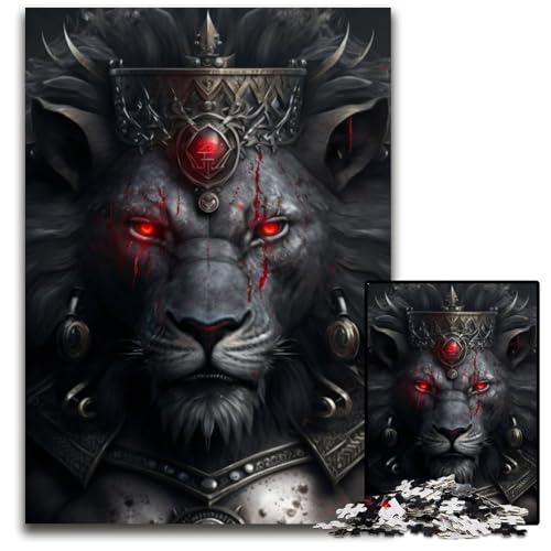 Black Lion Puzzle 1000 Teile für Erwachsene Puzzles für Erwachsene Lernspielzeug für Teenager, Home-Office-Dekor 26x38cm/10,23x14,96 Zoll Black Lion Puzzle 1000 Teile für Erwachsene Puzzles für Erwachsene Lernspielzeug für Teenager, Home-Office-Dekor 26x38cm/10,23x14,96 Zoll von RZFWJL