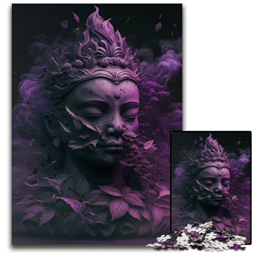 Buddha-Statuen-Puzzle 1000 Teile, Unmögliches Puzzle für Erwachsene, DIY-Heimdekor-Geschenk, Denkspiel, 50x75cm/19,68x29,52 Zoll Buddha-Statuen-Puzzle 1000 Teile, Unmögliches Puzzle für Erwachsene, DIY-Heimdekor-Geschenk, Denkspiel, 50x75cm/19,68x29,52 Zoll von RZFWJL