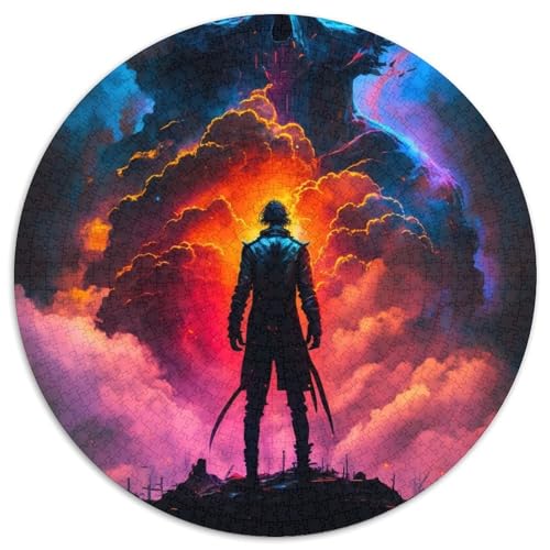 Bunte Wolken-Puzzle 1000 Teile für Erwachsene, 1000-teiliges rundes Puzzle, Spaß für die ganze Familie, Basteln, perfekt für Geburtstage, Feiertage, 67,5 x 67,5 cm Bunte Wolken-Puzzle 1000 Teile für Erwachsene, 1000-teiliges rundes Puzzle, Spaß für die ganze Familie, Basteln, perfekt für Geburtstage, Feiertage, 67,5 x 67,5 cm von RZFWJL