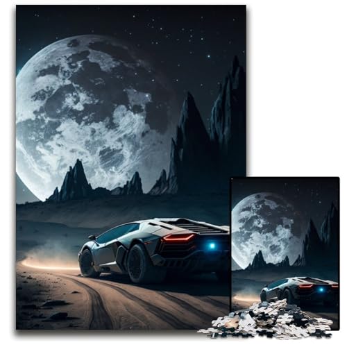 Cooles Sportwagen-Puzzle, 1000 Teile, für Erwachsene, Holzpuzzle, interaktives Familienspiel, DIY-Heimdekoration, Gehirn-Herausforderung, Geschenk, 50x75cm/19,68x29,52 Zoll Cooles Sportwagen-Puzzle, 1000 Teile, für Erwachsene, Holzpuzzle, interaktives Familienspiel, DIY-Heimdekoration, Gehirn-Herausforderung, Geschenk, 50x75cm/19,68x29,52 Zoll von RZFWJL