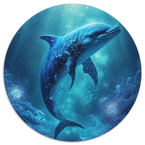 Delphin-Puzzle 1000 Teile für Erwachsene, pädagogisches Denkspiel, künstlerische Heim- und Bürodekoration, ab 14 Jahren, 67,5 x 67,5 cm Delphin-Puzzle 1000 Teile für Erwachsene, pädagogisches Denkspiel, künstlerische Heim- und Bürodekoration, ab 14 Jahren, 67,5 x 67,5 cm von RZFWJL