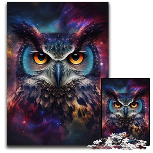 Eulen-Puzzle 1000 Teile für Erwachsene, Papppuzzle, Teenager, Paare und Freunde zum Geburtstag, Weihnachten, 26x38cm/10,23x14,96 Zoll Eulen-Puzzle 1000 Teile für Erwachsene, Papppuzzle, Teenager, Paare und Freunde zum Geburtstag, Weihnachten, 26x38cm/10,23x14,96 Zoll von RZFWJL