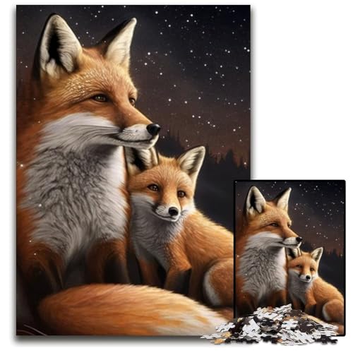 Fantasy Fox Puzzle für Erwachsene, 1000-teiliges schwieriges Puzzle für Erwachsene, Denkspiel für Teenager und Familieninteraktion, 26x38cm/10,23x14,96 Zoll Fantasy Fox Puzzle für Erwachsene, 1000-teiliges schwieriges Puzzle für Erwachsene, Denkspiel für Teenager und Familieninteraktion, 26x38cm/10,23x14,96 Zoll von RZFWJL