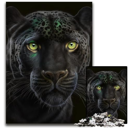Fantasy Leopard Puzzle 1000 Teile Unmögliches Puzzle für Erwachsene DIY Wohnkultur Geschenk, Denkspiel 26x38cm/10,23x14,96 Zoll Fantasy Leopard Puzzle 1000 Teile Unmögliches Puzzle für Erwachsene DIY Wohnkultur Geschenk, Denkspiel 26x38cm/10,23x14,96 Zoll von RZFWJL