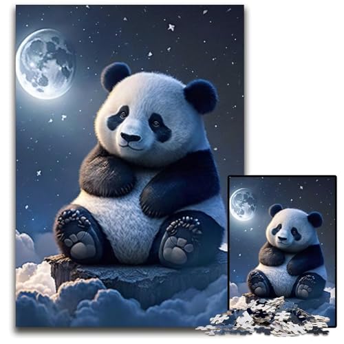 Fantasy Panda Puzzle 1000 Teile Unmögliches Puzzle für Erwachsene DIY Heimdekoration Geschenk, Denkspiel 26x38cm/10,23x14,96 Zoll Fantasy Panda Puzzle 1000 Teile Unmögliches Puzzle für Erwachsene DIY Heimdekoration Geschenk, Denkspiel 26x38cm/10,23x14,96 Zoll von RZFWJL
