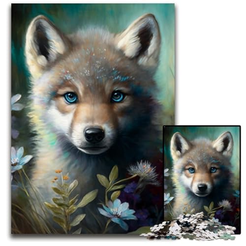 Fantasy Wolf Puzzle 1000 Teile für Erwachsene Puzzles für Erwachsene Lernspielzeug für Teenager, Home-Office-Dekor 26x38cm/10,23x14,96 Zoll Fantasy Wolf Puzzle 1000 Teile für Erwachsene Puzzles für Erwachsene Lernspielzeug für Teenager, Home-Office-Dekor 26x38cm/10,23x14,96 Zoll von RZFWJL