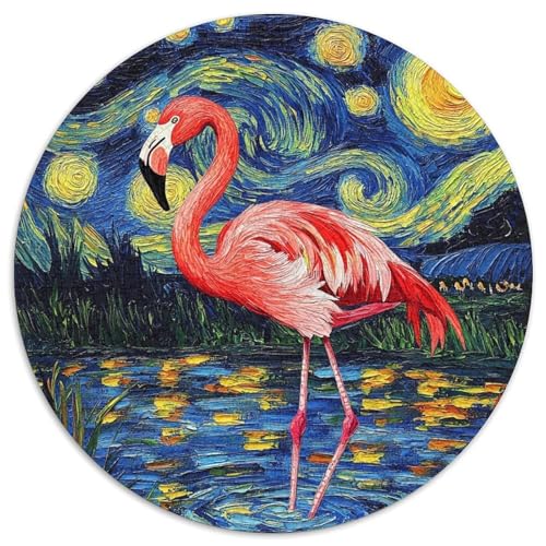 Flamingo-Nachthimmel, 1000-teiliges Kartonpuzzle, Familie und Freunde, geeignet für Kinder ab 14 Jahren, 67,5 x 67,5 cm Flamingo-Nachthimmel, 1000-teiliges Kartonpuzzle, Familie und Freunde, geeignet für Kinder ab 14 Jahren, 67,5 x 67,5 cm von RZFWJL