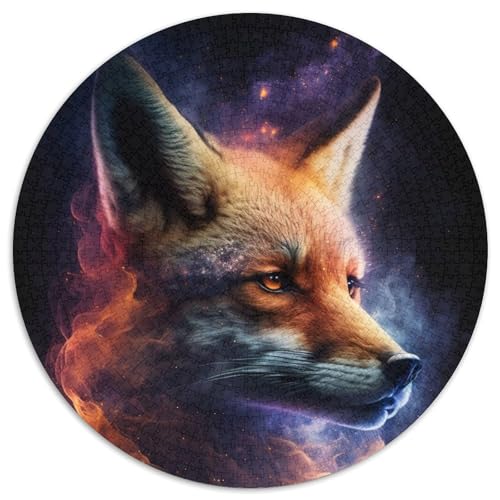 Fox Cloud Puzzles für 1000 Teile, 1000 Teile, rundes Puzzle, Denksportaufgabe, Spiel für Erwachsene, interaktive Aktivität für die ganze Familie, 67,5 x 67,5 cm Fox Cloud Puzzles für 1000 Teile, 1000 Teile, rundes Puzzle, Denksportaufgabe, Spiel für Erwachsene, interaktive Aktivität für die ganze Familie, 67,5 x 67,5 cm von RZFWJL