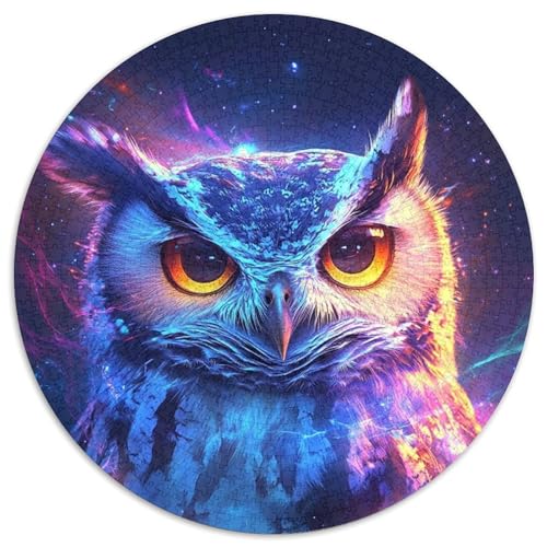 Galaxy Owl 1000-teiliges Kartonpuzzle, Familie und Freunde, geeignet für Kinder ab 14 Jahren, 67,5 x 67,5 cm Galaxy Owl 1000-teiliges Kartonpuzzle, Familie und Freunde, geeignet für Kinder ab 14 Jahren, 67,5 x 67,5 cm von RZFWJL