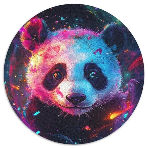 Galaxy Panda Puzzle 1000 Teile für Erwachsene, 1000-teiliges rundes Puzzle, Spaß für die ganze Familie, Basteln, perfekt für Geburtstage, Feiertage, 67,5 x 67,5 cm Galaxy Panda Puzzle 1000 Teile für Erwachsene, 1000-teiliges rundes Puzzle, Spaß für die ganze Familie, Basteln, perfekt für Geburtstage, Feiertage, 67,5 x 67,5 cm von RZFWJL