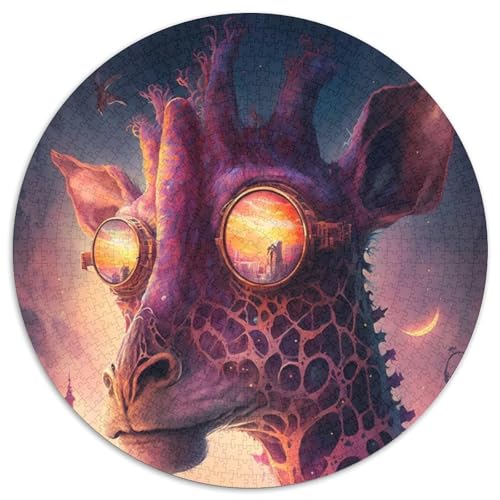 Giraffe14 1000-teiliges Puzzle aus Karton, Familie und Freunde, geeignet für Kinder ab 14 Jahren, 67,5 x 67,5 cm Giraffe14 1000-teiliges Puzzle aus Karton, Familie und Freunde, geeignet für Kinder ab 14 Jahren, 67,5 x 67,5 cm von RZFWJL