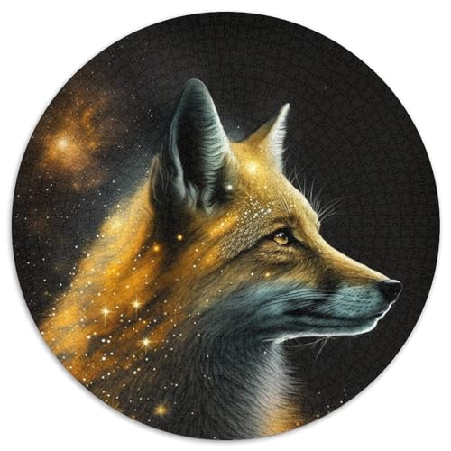 Golden Fox Puzzle 1000 Teile für Erwachsene, 1000-teiliges rundes Puzzle, Spaß für die ganze Familie, Basteln, perfekt für Geburtstage, Feiertage, 67,5 x 67,5 cm Golden Fox Puzzle 1000 Teile für Erwachsene, 1000-teiliges rundes Puzzle, Spaß für die ganze Familie, Basteln, perfekt für Geburtstage, Feiertage, 67,5 x 67,5 cm von RZFWJL