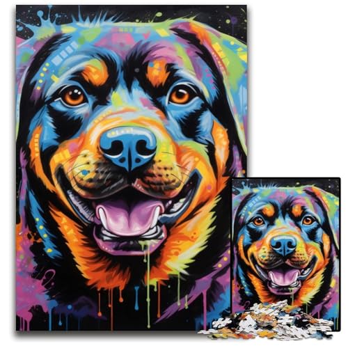 Graffiti-Malerei-Hai-Puzzle 1000 Teile für Erwachsene, Puzzle für Erwachsene, Lernspielzeug für Teenager, Heimbüro-Dekor, 50x75cm/19,68x29,52 Zoll Graffiti-Malerei-Hai-Puzzle 1000 Teile für Erwachsene, Puzzle für Erwachsene, Lernspielzeug für Teenager, Heimbüro-Dekor, 50x75cm/19,68x29,52 Zoll von RZFWJL