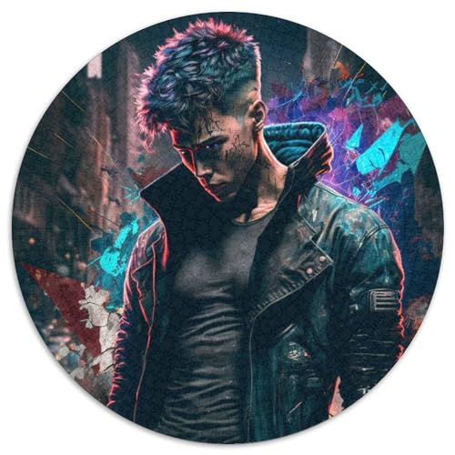 Held der Nacht-Puzzle 1000 Teile für Erwachsene, 1000-teiliges rundes Puzzle, Spaß für die ganze Familie, Basteln, perfekt für Geburtstage, Feiertage, 67,5 x 67,5 cm Held der Nacht-Puzzle 1000 Teile für Erwachsene, 1000-teiliges rundes Puzzle, Spaß für die ganze Familie, Basteln, perfekt für Geburtstage, Feiertage, 67,5 x 67,5 cm von RZFWJL