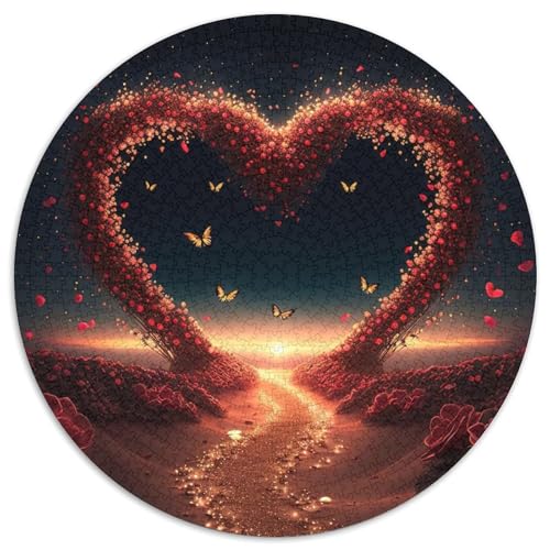 Herz am Strand Puzzle 1000 Teile für Erwachsene, 1000-teiliges rundes Puzzle, Spaß für die ganze Familie, Basteln, perfekt für Geburtstage, Feiertage, 67,5 x 67,5 cm Herz am Strand Puzzle 1000 Teile für Erwachsene, 1000-teiliges rundes Puzzle, Spaß für die ganze Familie, Basteln, perfekt für Geburtstage, Feiertage, 67,5 x 67,5 cm von RZFWJL