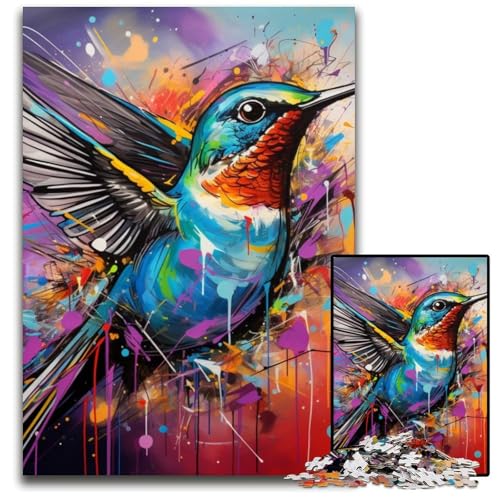 Hyänen-Graffiti-Puzzle für Erwachsene, 1000-teiliges Papppuzzle, anspruchsvolles Denkspiel für Teenager, unterhaltsames interaktives Spiel für die ganze Familie, 26x38cm/10,23x14,96 Zoll Hyänen-Graffiti-Puzzle für Erwachsene, 1000-teiliges Papppuzzle, anspruchsvolles Denkspiel für Teenager, unterhaltsames interaktives Spiel für die ganze Familie, 26x38cm/10,23x14,96 Zoll von RZFWJL