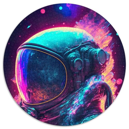 Interstellar Illusionist 1000-teiliges Puzzle, runde Puzzles mit 1000 Teilen für Erwachsene, anspruchsvolles Denkspiel – entspannendes Spielzeug für Teenager, 67,5 x 67,5 cm von RZFWJL
