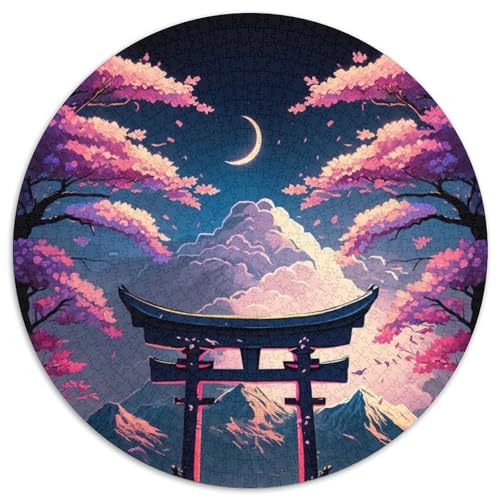 Japanisches Torii-Tor-Puzzle 1000 Teile für Erwachsene, 1000-teiliges rundes Puzzle, Spaß für die ganze Familie, Basteln, perfekt für Geburtstage, Feiertage, 67,5 x 67,5 cm Japanisches Torii-Tor-Puzzle 1000 Teile für Erwachsene, 1000-teiliges rundes Puzzle, Spaß für die ganze Familie, Basteln, perfekt für Geburtstage, Feiertage, 67,5 x 67,5 cm von RZFWJL