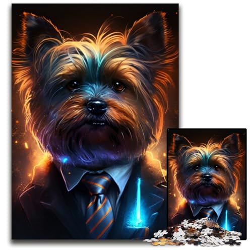 JigsawPuzzle 1000 Teile für Erwachsene Boss Dog Holzpuzzle für Erwachsene Perfekt für Familienspaß an Weihnachten, Thanksgiving, Geburtstagen und Ostern 50x75cm/19,68x29,52 Zoll JigsawPuzzle 1000 Teile für Erwachsene Boss Dog Holzpuzzle für Erwachsene Perfekt für Familienspaß an Weihnachten, Thanksgiving, Geburtstagen und Ostern 50x75cm/19,68x29,52 Zoll von RZFWJL