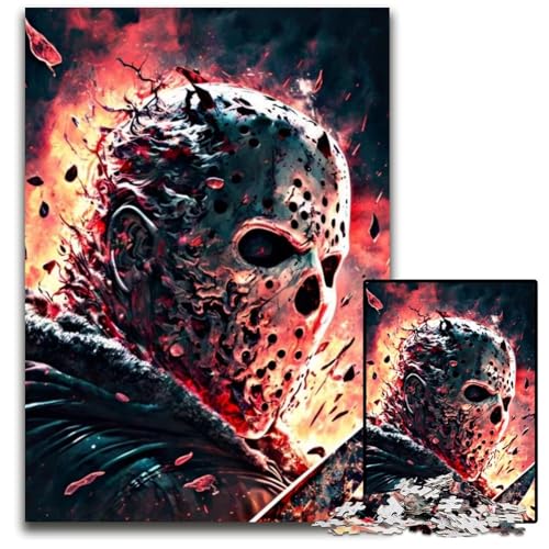 Killer-Puzzle für Erwachsene, 1000-teiliges Holzpuzzle, anspruchsvolles Denkspiel für Teenager, interaktives Familienspiel, 50x75cm/19,68x29,52 Zoll von RZFWJL