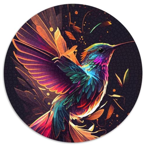 Kolibri-Farbpuzzle mit 1000 Teilen, Puzzle für Erwachsene, für Teenager und Jugendliche, ideales Geburtstags, 67,5 x 67,5 cm Kolibri-Farbpuzzle mit 1000 Teilen, Puzzle für Erwachsene, für Teenager und Jugendliche, ideales Geburtstags, 67,5 x 67,5 cm von RZFWJL