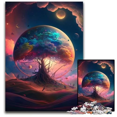 Kosmische Landschaftspuzzle für Erwachsene, 1000-teiliges Holzpuzzle, anspruchsvolles Denkspiel für Teenager, interaktives Familienspiel, 50x75cm/19,68x29,52 Zoll Kosmische Landschaftspuzzle für Erwachsene, 1000-teiliges Holzpuzzle, anspruchsvolles Denkspiel für Teenager, interaktives Familienspiel, 50x75cm/19,68x29,52 Zoll von RZFWJL