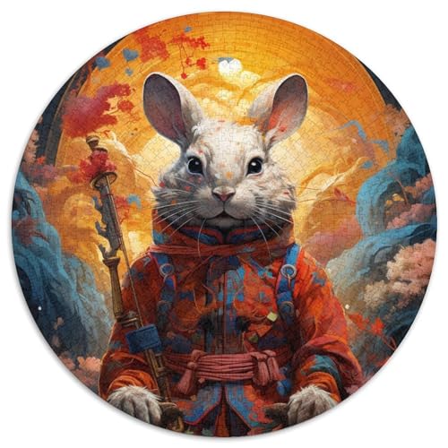 Kriegerhase, 1000-teiliges Kartonpuzzle, Familie und Freunde, geeignet für Kinder ab 14 Jahren, 67,5 x 67,5 cm Kriegerhase, 1000-teiliges Kartonpuzzle, Familie und Freunde, geeignet für Kinder ab 14 Jahren, 67,5 x 67,5 cm von RZFWJL