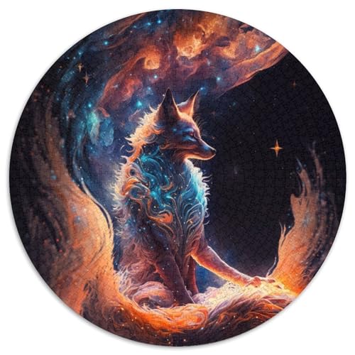 Kurama, EIN neunschwänziger Fuchs, Puzzle 1000 Teile für Erwachsene, 1000-teiliges rundes Puzzle, Spaß für die ganze Familie, Basteln, perfekt für Geburtstage, Feiertage, 67,5 x 67,5 cm Kurama, EIN neunschwänziger Fuchs, Puzzle 1000 Teile für Erwachsene, 1000-teiliges rundes Puzzle, Spaß für die ganze Familie, Basteln, perfekt für Geburtstage, Feiertage, 67,5 x 67,5 cm von RZFWJL