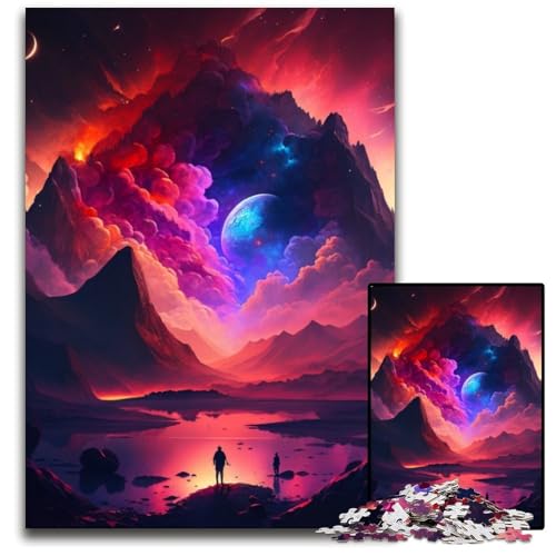 Landschaftspuzzle im Fantasy-Stil, 1000 Teile, für Erwachsene, Puzzle für Erwachsene, Lernspielzeug für Jugendliche, Heimbüro-Dekor, 26x38cm/10,23x14,96 Zoll Landschaftspuzzle im Fantasy-Stil, 1000 Teile, für Erwachsene, Puzzle für Erwachsene, Lernspielzeug für Jugendliche, Heimbüro-Dekor, 26x38cm/10,23x14,96 Zoll von RZFWJL