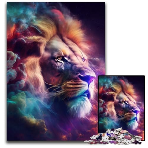Löwennebel-Puzzle für Erwachsene, 1000-teiliges schwieriges Puzzle für Erwachsene, Denkspiel für Teenager und Familieninteraktion, 26x38cm/10,23x14,96 Zoll Löwennebel-Puzzle für Erwachsene, 1000-teiliges schwieriges Puzzle für Erwachsene, Denkspiel für Teenager und Familieninteraktion, 26x38cm/10,23x14,96 Zoll von RZFWJL