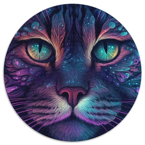 Mystery-Puzzle mit 1000 Teilen, runde Puzzles mit 1000 Teilen für Erwachsene, anspruchsvolles Denkspiel – entspannendes Spielzeug für Teenager, 67,5 x 67,5 cm Mystery-Puzzle mit 1000 Teilen, runde Puzzles mit 1000 Teilen für Erwachsene, anspruchsvolles Denkspiel – entspannendes Spielzeug für Teenager, 67,5 x 67,5 cm von RZFWJL
