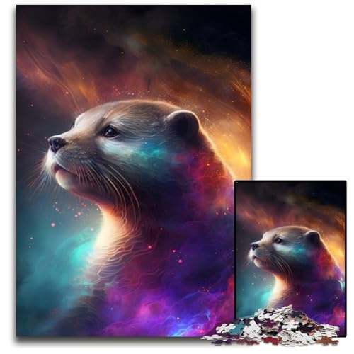 Otter-Nebel-Puzzle für Erwachsene, 1000-teiliges Holzpuzzle, anspruchsvolles Denkspiel für Teenager, unterhaltsames interaktives Spiel für die ganze Familie, 50x75cm/19,68x29,52 Zoll Otter-Nebel-Puzzle für Erwachsene, 1000-teiliges Holzpuzzle, anspruchsvolles Denkspiel für Teenager, unterhaltsames interaktives Spiel für die ganze Familie, 50x75cm/19,68x29,52 Zoll von RZFWJL