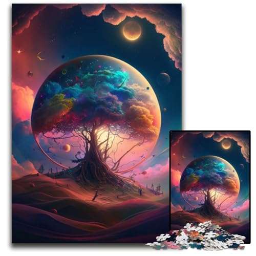 Puzzle 1000 Teile, Kosmische Landschaft, Puzzle für Erwachsene, anspruchsvolles Denkspiel, entspannendes Spielzeug für Teenager, 26x38cm/10,23x14,96 Zoll Puzzle 1000 Teile, Kosmische Landschaft, Puzzle für Erwachsene, anspruchsvolles Denkspiel, entspannendes Spielzeug für Teenager, 26x38cm/10,23x14,96 Zoll von RZFWJL