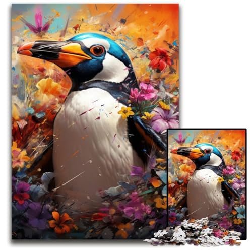 Puzzle 1000 Teile, Pinguin-Puzzle für Erwachsene, anspruchsvolles Denkspiel – entspannendes Spielzeug für Teenager, 50x75cm/19,68x29,52 Zoll Puzzle 1000 Teile, Pinguin-Puzzle für Erwachsene, anspruchsvolles Denkspiel – entspannendes Spielzeug für Teenager, 50x75cm/19,68x29,52 Zoll von RZFWJL