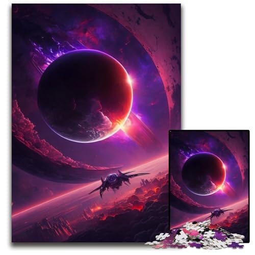 Puzzle 1000 Teile, Weltraum-Schwarzes Loch, Puzzle für Erwachsene, anspruchsvolles Denkspiel, entspannendes Spielzeug für Teenager, 50x75cm/19,68x29,52 Zoll Puzzle 1000 Teile, Weltraum-Schwarzes Loch, Puzzle für Erwachsene, anspruchsvolles Denkspiel, entspannendes Spielzeug für Teenager, 50x75cm/19,68x29,52 Zoll von RZFWJL
