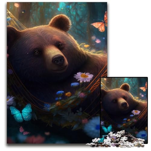 Puzzle 1000 Teile, wunderschönes Capybara, unmögliche Puzzles für Erwachsene, perfekt für Halloween, Weihnachten, Geburtstagsgeschenk, 50x75cm/19,68x29,52 Zoll von RZFWJL