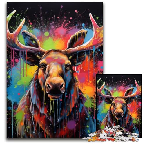 Puzzle 1000 Teile Alpaka-Puzzle für Erwachsene, anspruchsvolles Denkspiel – entspannendes Spielzeug für Teenager, 50x75cm/19,68x29,52 Zoll Puzzle 1000 Teile Alpaka-Puzzle für Erwachsene, anspruchsvolles Denkspiel – entspannendes Spielzeug für Teenager, 50x75cm/19,68x29,52 Zoll von RZFWJL