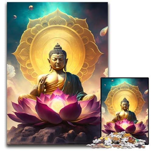 Puzzle 1000 Teile Buddha-Puzzle für Erwachsene, anspruchsvolles Denkspiel – entspannendes Spielzeug für Teenager, 26x38cm/10,23x14,96 Zoll Puzzle 1000 Teile Buddha-Puzzle für Erwachsene, anspruchsvolles Denkspiel – entspannendes Spielzeug für Teenager, 26x38cm/10,23x14,96 Zoll von RZFWJL
