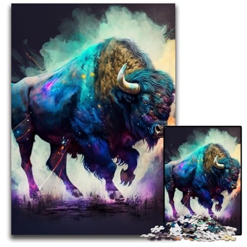 Puzzle 1000 Teile Buffalo Puzzles Interaktives Familienspiel, Bastelgeschenk mit farbenfrohen Kunstwerken 26x38cm/10,23x14,96 Zoll Puzzle 1000 Teile Buffalo Puzzles Interaktives Familienspiel, Bastelgeschenk mit farbenfrohen Kunstwerken 26x38cm/10,23x14,96 Zoll von RZFWJL