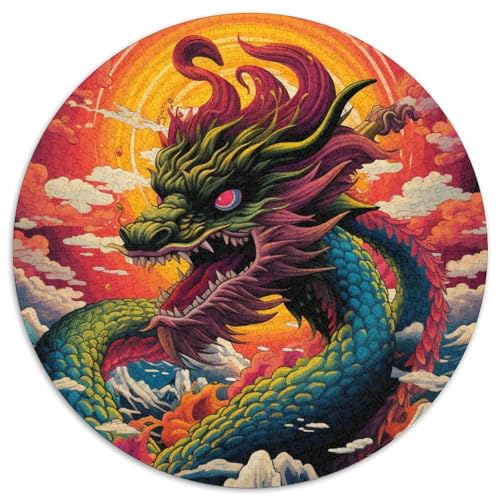 Puzzle 1000 Teile Chinesischer Drache Puzzle für Erwachsene, Denkspiel für Teenager, 67,5 x 67,5 cm Puzzle 1000 Teile Chinesischer Drache Puzzle für Erwachsene, Denkspiel für Teenager, 67,5 x 67,5 cm von RZFWJL