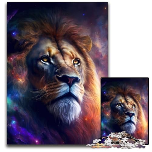 Puzzle 1000 Teile Fantasy-Löwe Puzzle für Erwachsene, anspruchsvolles Denkspiel – entspannendes Spielzeug für Teenager, 26x38cm/10,23x14,96 Zoll Puzzle 1000 Teile Fantasy-Löwe Puzzle für Erwachsene, anspruchsvolles Denkspiel – entspannendes Spielzeug für Teenager, 26x38cm/10,23x14,96 Zoll von RZFWJL