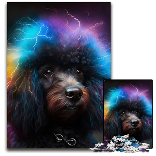 Puzzle 1000 Teile Fantasy-Pudel, Unmögliches Puzzle für Erwachsene, Perfekt für Halloween, Weihnachten, Geburtstagsgeschenk, 26x38cm/10,23x14,96 Zoll Puzzle 1000 Teile Fantasy-Pudel, Unmögliches Puzzle für Erwachsene, Perfekt für Halloween, Weihnachten, Geburtstagsgeschenk, 26x38cm/10,23x14,96 Zoll von RZFWJL